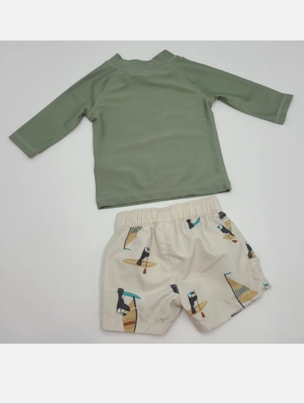 Carter's Sailboat Puffin Rashguard set size 3 months